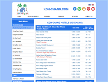 Tablet Screenshot of koh-chang.com